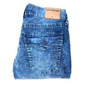 True Religion Jeans Size 32 GENO FLAP T Blue